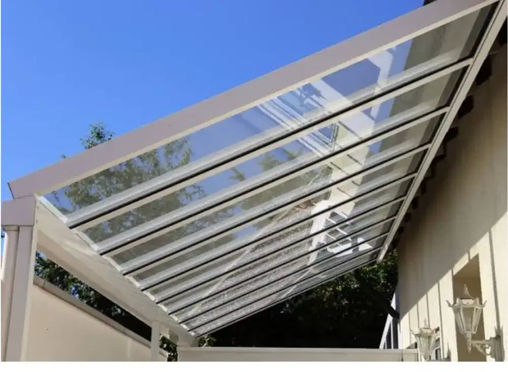 Kanopi solarflat transparan