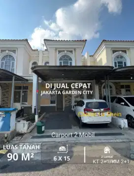 Jual Rugi Rumah 2Lt Cluster La Shein Jakarta Garden City
Cakung Jaktim