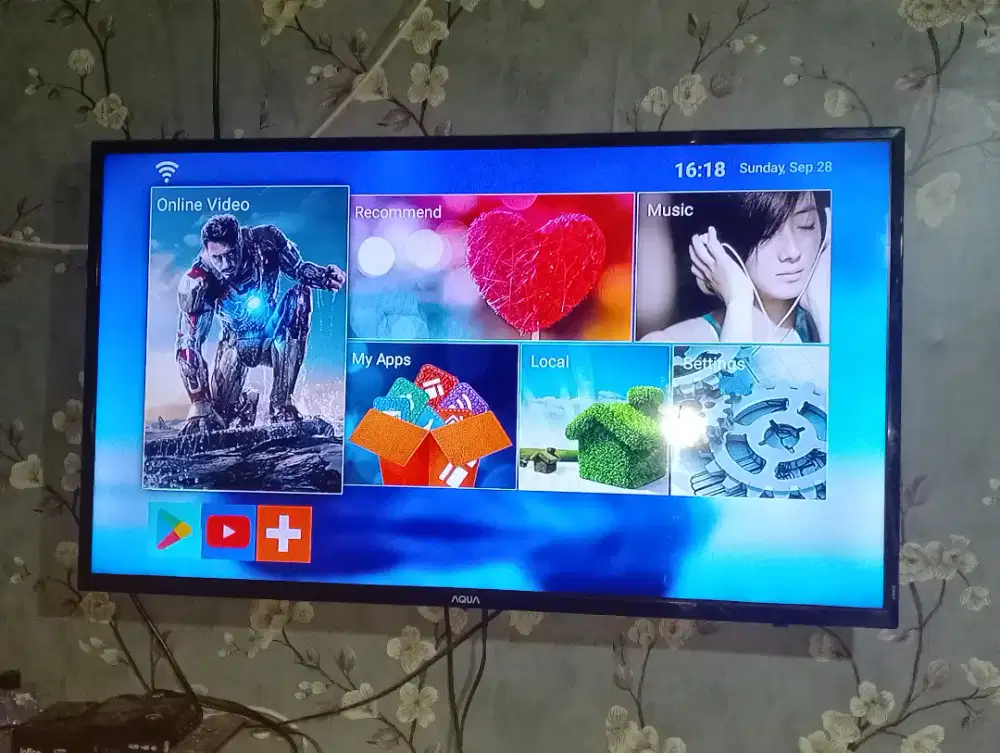 Di jual tv LED Aqua 40 inch analog