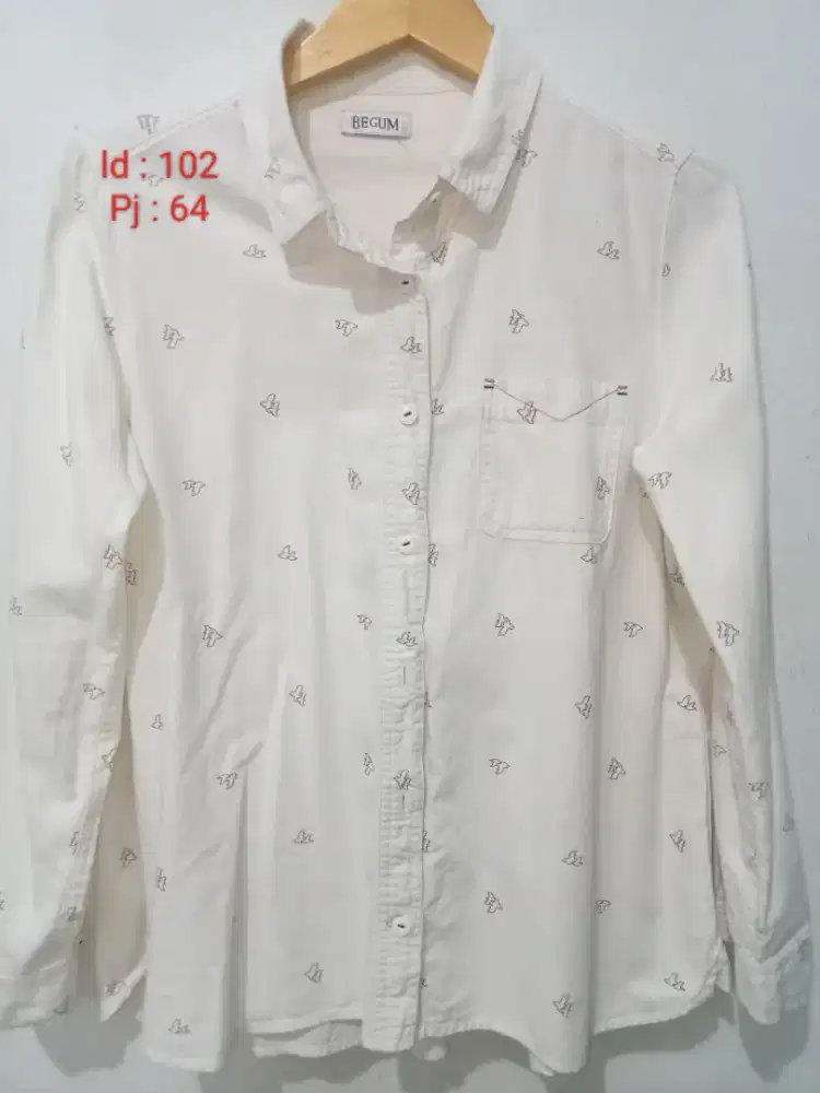 PRELOVED KEMEJA PUTIH