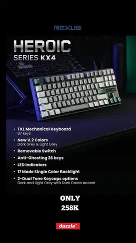 Keyboard gaming mechanical KX4 V2