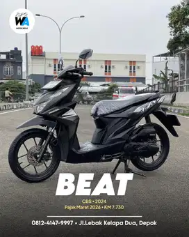 Cash/Kredit Honda Beat Cbs Tahun 2024 ISTIMEWA