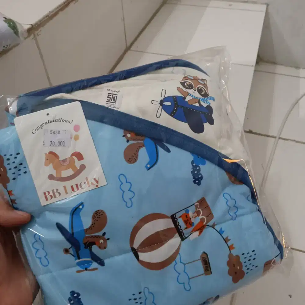 Selimut bayi, kasur bayi, gendongan, handuk bayi uk sedang premium