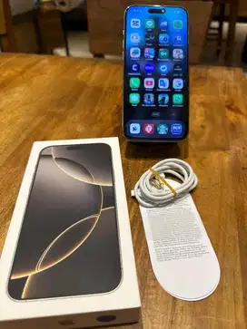 di jual iphone 16 promax 256gb ibox natural titanium