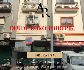 Dijual ruko toho pik 3,5 lantai