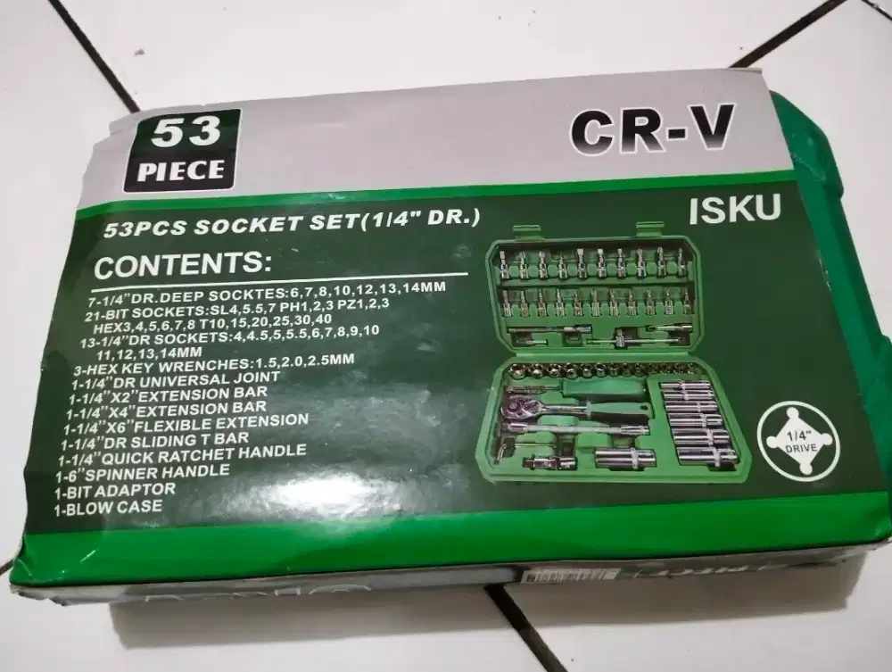 ISKU Set Kunci Shock 53 pcs