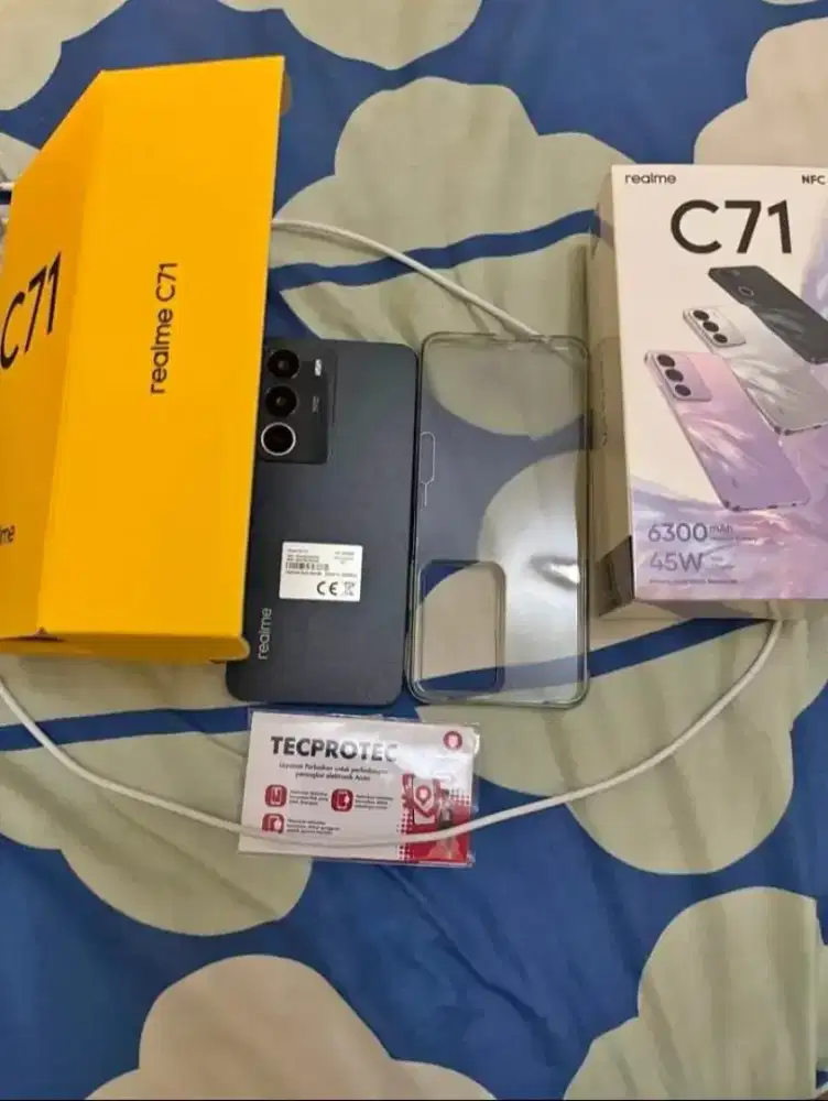 REALME C71 NFC RAM 6+12/128 MULUSS FULLSET ORI