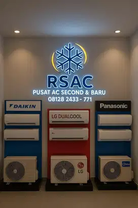 PUSAT AC SECOND ☎️ AC 1/2 PK ,3/4 PK , 1 PK , 2 PK SHARP , LG PASANG AC