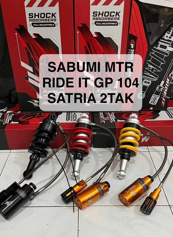 Shock skok monoshock tabung Ride it gp 104 satria 2 tak