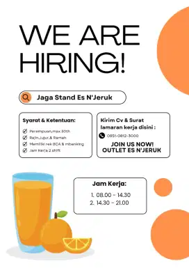 Pramuniaga stand minuman
