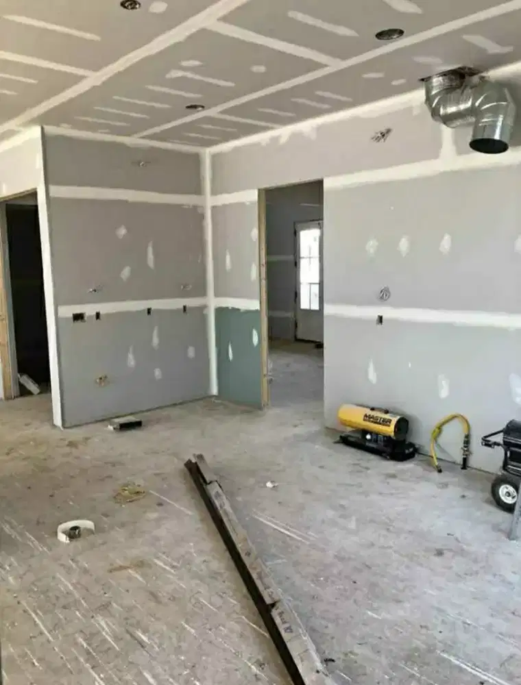 Dinding partisi gypsum atau kalsyboard