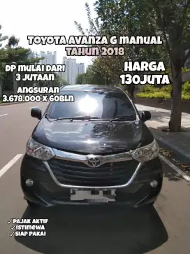 Dp 3,5jt angs 3,678 x 5th !! Avanza G MT 2018 abu2 metalik