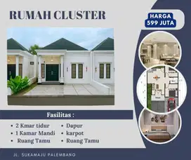 Dijual cluster burlian permai jalan sukamaju dekat kampus stihpada