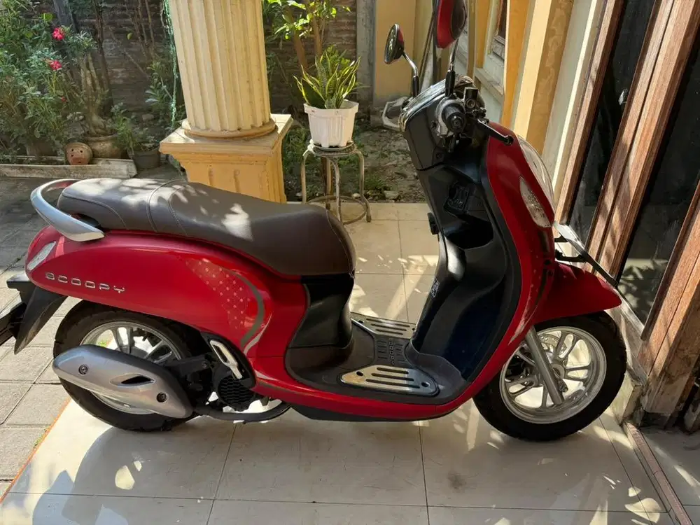 Scooopy merah keyless 2024 Gbm bisa tunai atau kredit