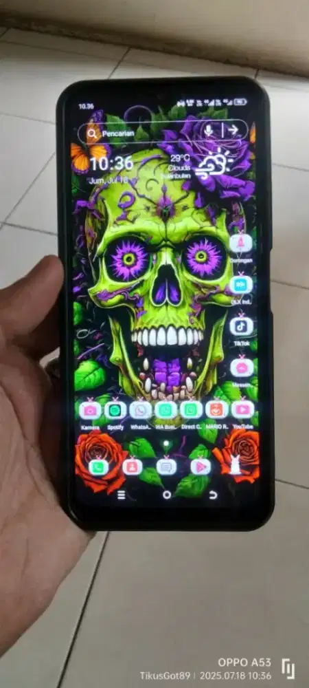 Handphone iteL A70 3+3/128 Batangan