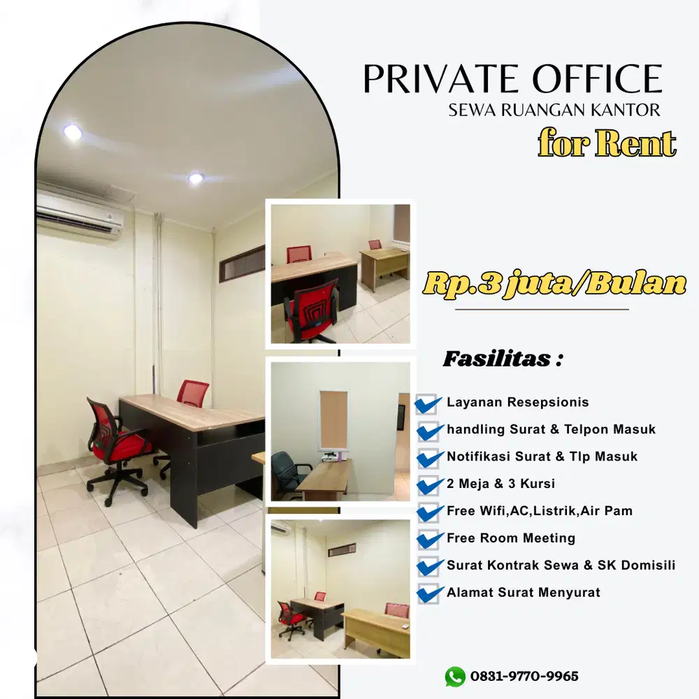 S3wa Ruangan kantor ( Private Office )