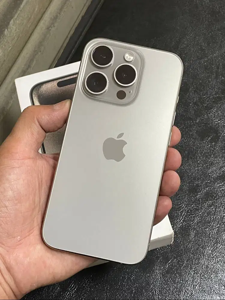 iPhone 15 Pro 256gb Natural Titanium iBox Fullset ORI