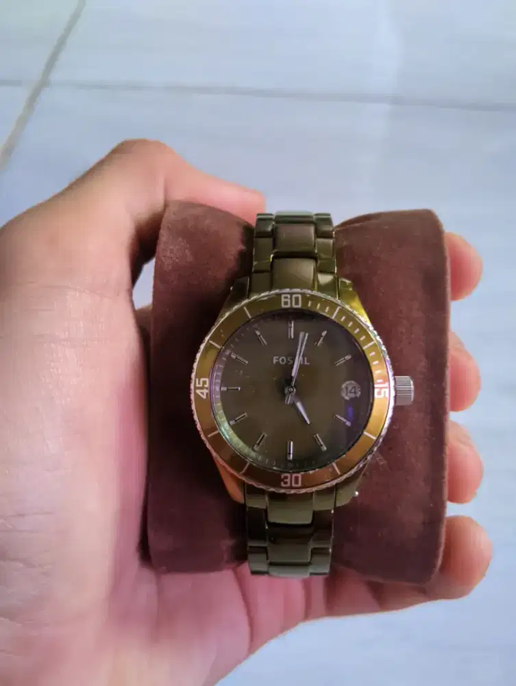 Fossil Woman Size DateJust Olive