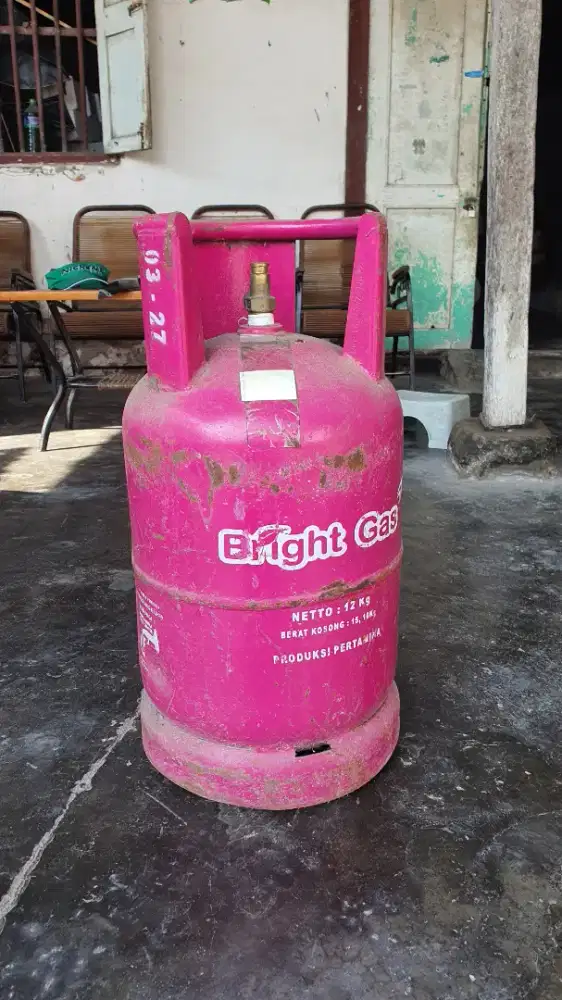 BISMILLAH DIJUAL TABUNG BRIGHT GAS 12 KG (ISI KOSONG)
