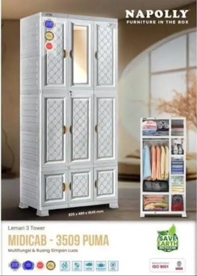 LEMARI NAPOLLY MIDICAB 3511C