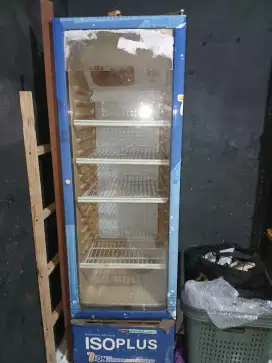 Jual showcase 4 rak kurang dingin karena freeon abis