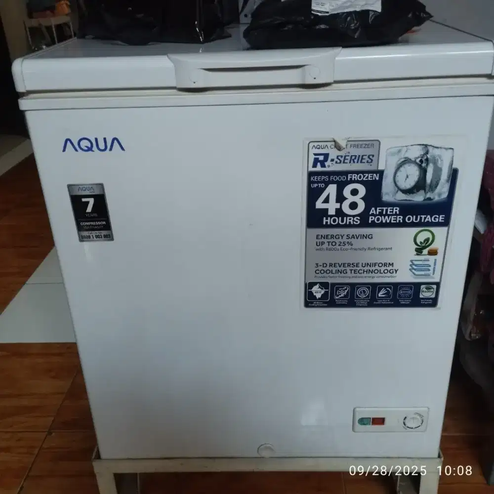 AQUA Chest Freezer / Box Freezer 103 Liter AQF-120 FR 103L