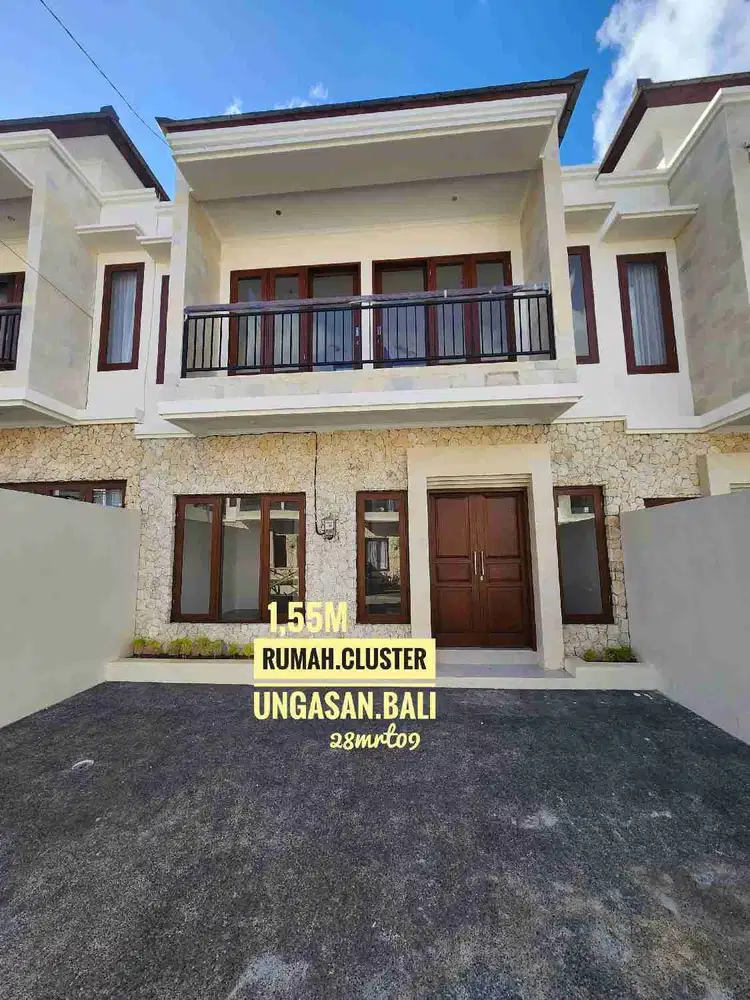jual Rumah Baru Cluster Onegate siap huni di Ungasan Jimbaran Kuta Selatan Badung Bali