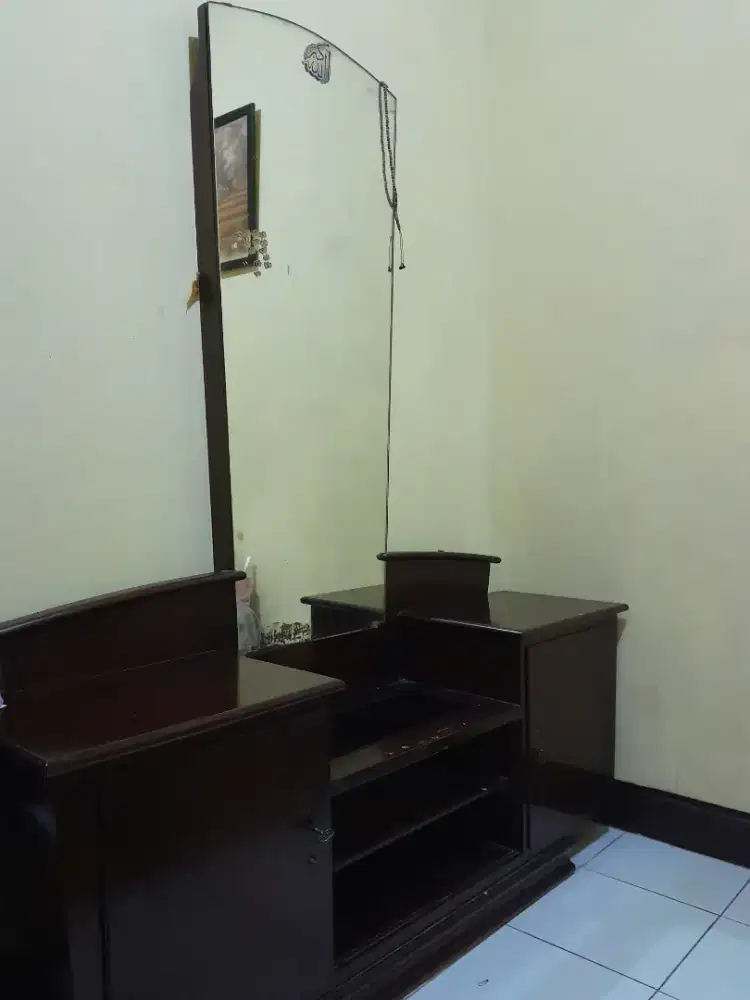 meja rias jati jadul