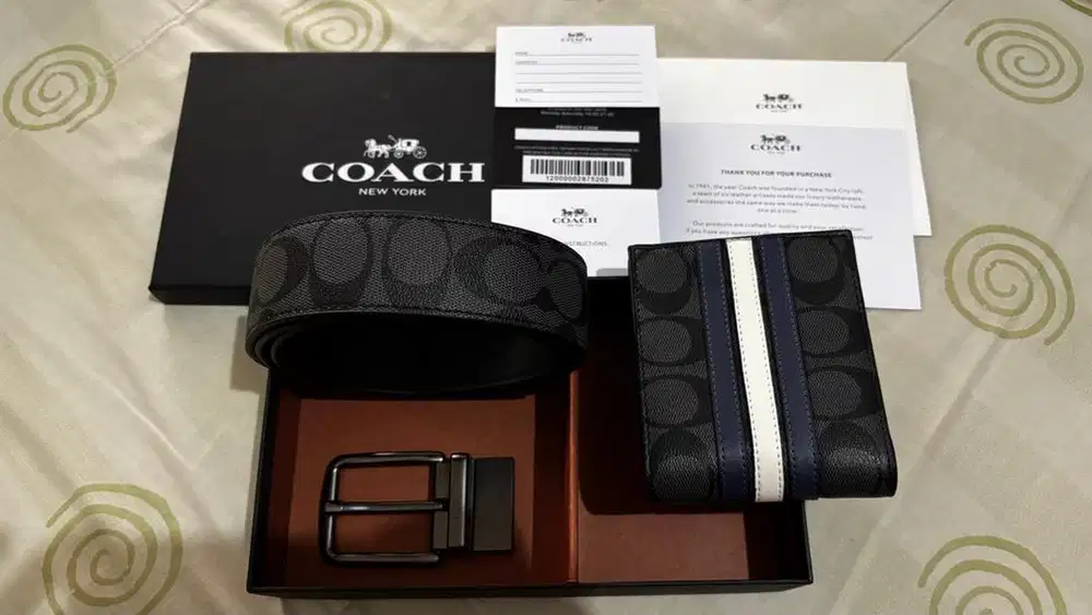 Coach ori Belt & wallet