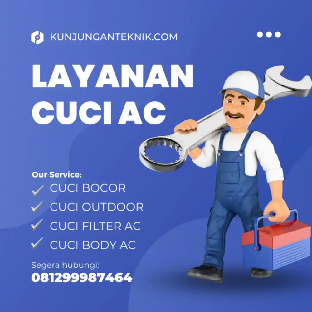 Cuci dan servis ac