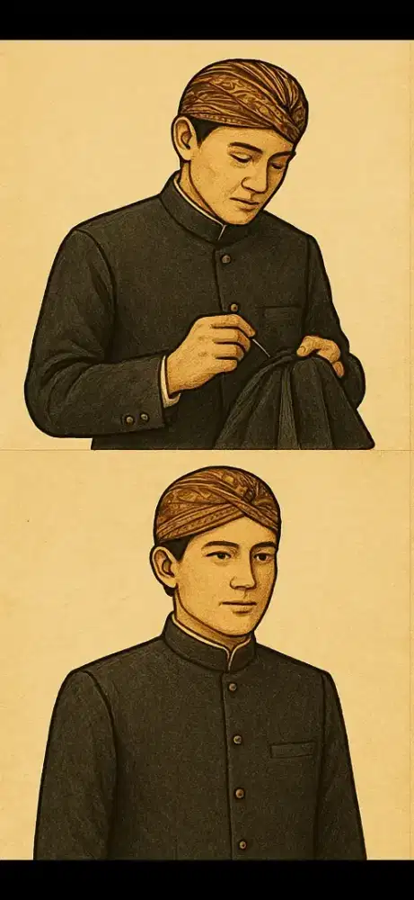 Penjahit beskap pria