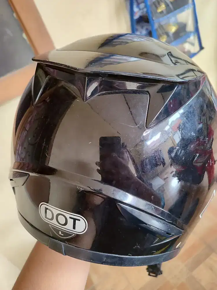 HELM KYT R10 BLACK GLOSSY