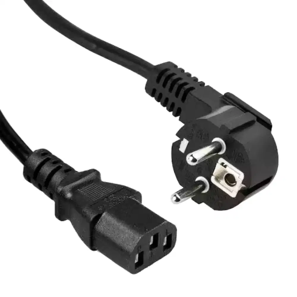 Kabel Power Supply Komputer PC PSU UPS Monitor LCD AC Cord 3 Lobang