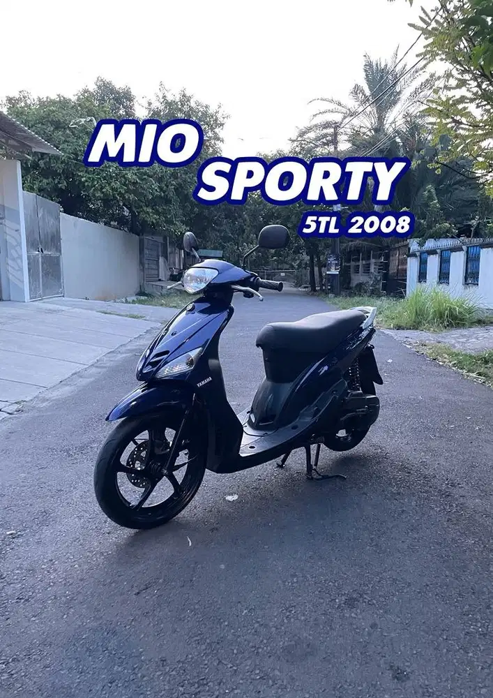 Mio Sporty 2008 Asli Biru
