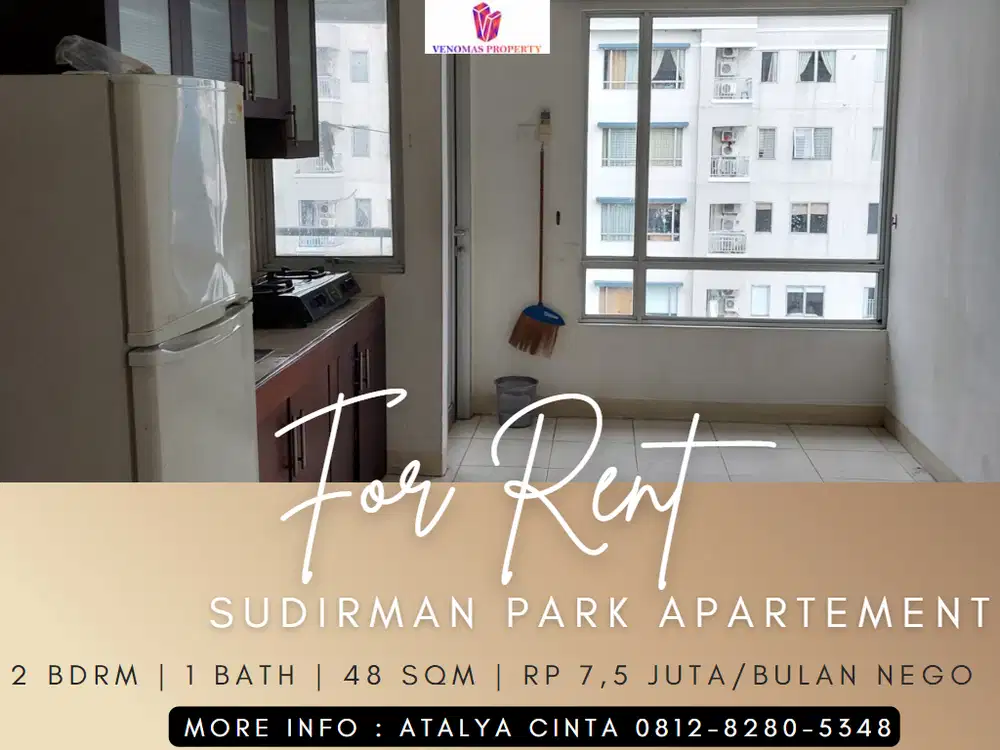Disewakan Apartement Sudirman Park 2 Bedrooms Full Furnished