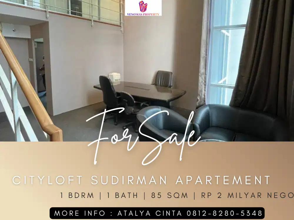 Dijual Apartement Cityloft Sudirman Middle Floor 1BR Full Furnished