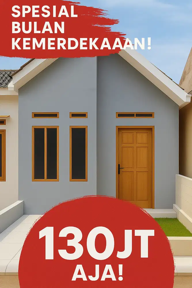 Jual Rumah siap huni dan bangun akses strategis pinggir jalan provinsi