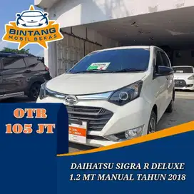 DAIHATSU SIGRA R DELUXE 1.2 MT MANUAL 1200 CC BENSIN TAHUN 2018.