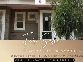 Dijual Rumah Siap Huni Cluster Amarillo, Gading Serpong Tangerang