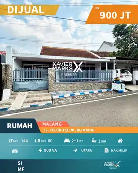 Dibawah Harga Pasar Dijual Rumah Terawat Teluk Teluk Blimbing Malang