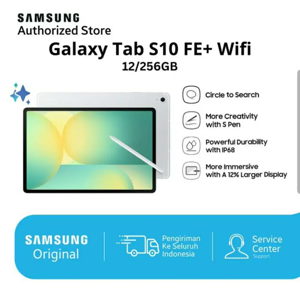 Samsung Tab S10 FE Plus Garansi Resmi 12/256 SEIN