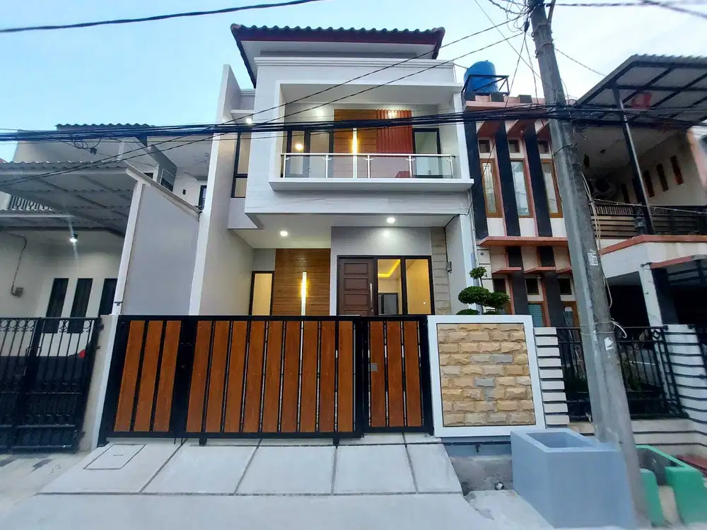 Rumah Baru Minimalis, Perum Duta Kranji Dekat Stasiun Cakung & Tol Jor