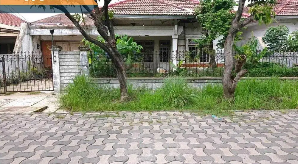 Jual cepat Rumah Hitung tanah murah Manyar Indah tengah kota Surabaya