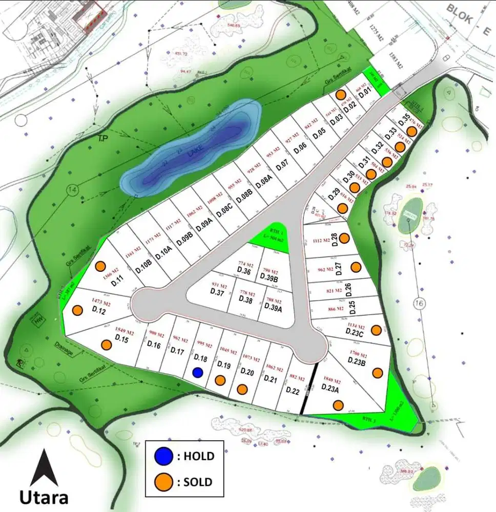 Dijual Tanah kavling di Bukit Darmo Golf surabaya