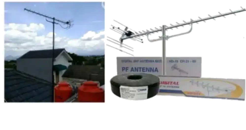 Ahli jasa pasang antena TV digital service parabola dan camera CCTV