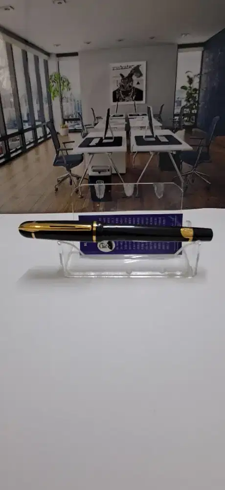 Waterman Phileas Fountain Pen - Black Marble, Fine (Excellent) -15239