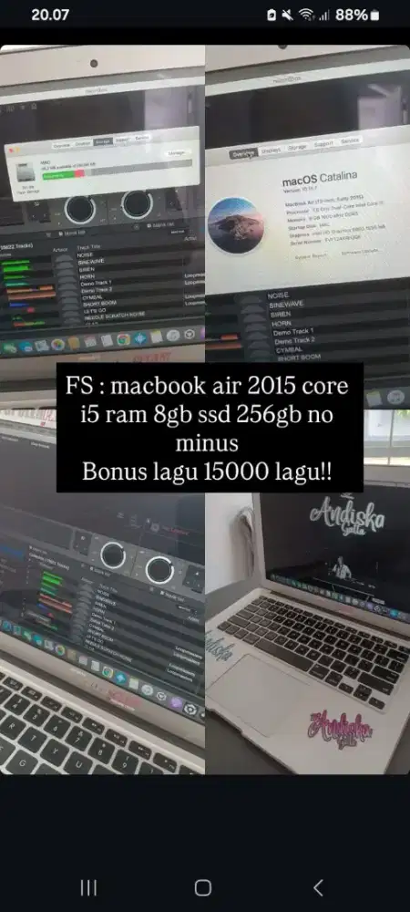 JUAL MACBOOK air 2015