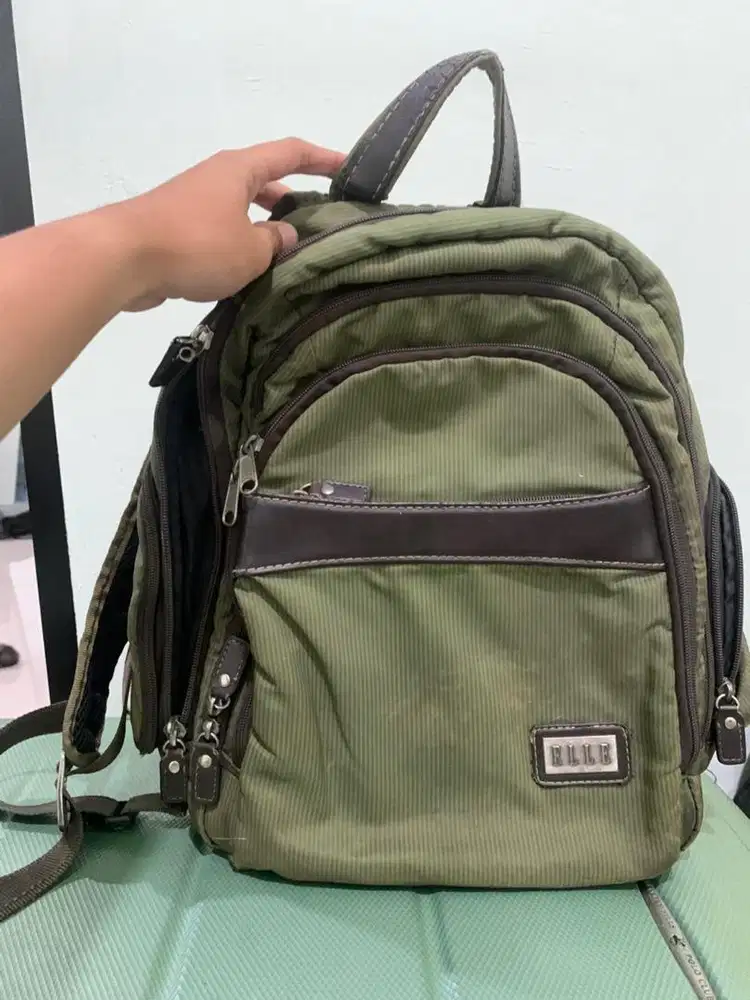 TAS RANSEL ELLE ORIGINAL BACKPACK ARMY MILITARY MILITER