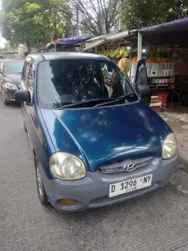 Hyundai Atos GLS AT Tahun 2001, Warna Biru, Surat-Surat lengkap.