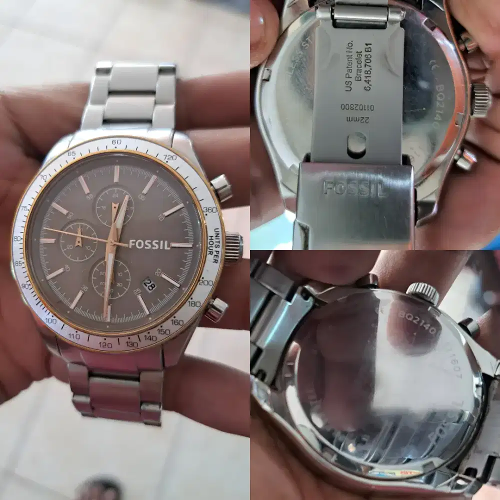 Jual Cepat! Fossil Chronograph BQ2140 Original (Bekas)